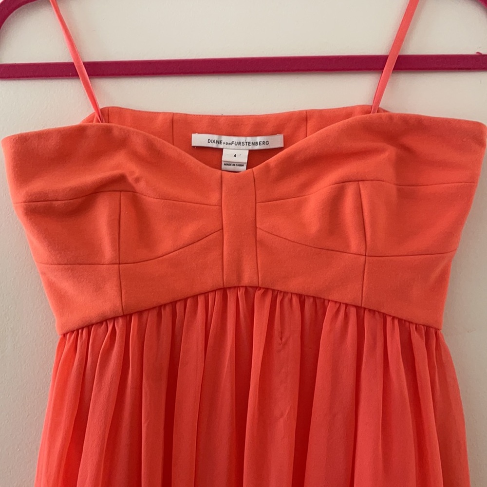 Diane Von Furstenberg strapless formal dress - Picture 2 of 8